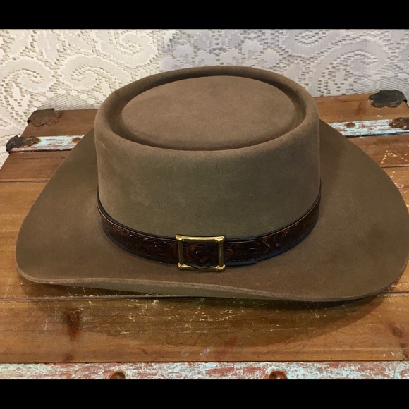 Vintage Stetson Beaver Felt Cowboy Hat 